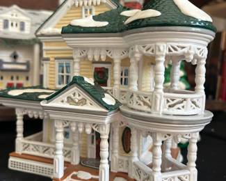 Dept 56 Snow Village Carpenter Gothic Bed & Breakfast house