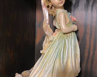 Resin girl figurine