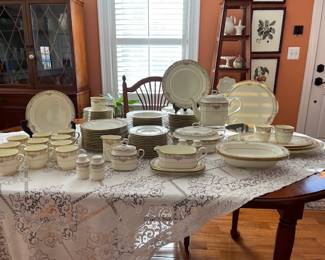 Noritake Barrymore pattern fine china set