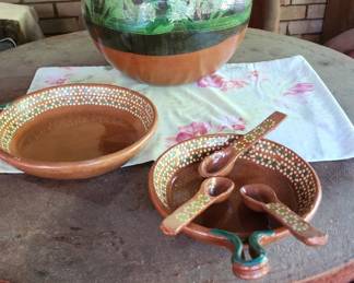 Mexican pottery and decor