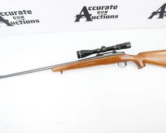 Serial # 223293 Condition: Excellent Remington's 722 was a short action version of their Model 721. The 722 was manufactured from 1948 to 1962. and was offered in .222 Remington, .222 Remington Magnum, .243 Winchester,. 244 Remington, .257 Roberts, .300 Savage or .308 Winchester chambering. Only 3,803 .222 Remington Magnum and 2,186 .243 Winchester examples were made. SN 223293. This Rifle is in excellent condition showing normal signs of use and wear. 