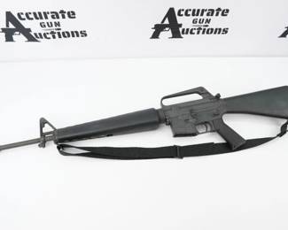 Serial # SP131507 Condition: Excellent Very clean Colt Sp1, manufactured in 1980, The upper receiver is is marked CM for a Colt/ Martin Marietta. The Barrel is marked "C MP Chrome Bore" indicating it is a chrome lined barrel with a 1 in 12 twist barrel. The barrel is 20 inch , with a fixed stock. Don't miss out on this excellent pre ban Colt.