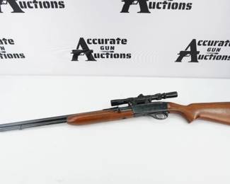 All pro 3x-7x20 scope. Shots 22. The rifle is in excellent condition and shows minimal signs of use and wear