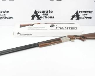 Serial # KPS1012F28 Condition: Excellent The Pointer 1000 Field 12 Gauge Over/Under shotgun features a 28" chrome-moly lined, carbon-steel barrel with a raised, ventilated rib. It is complemented by a walnut stock, as well as a fiber optic front sight. This shotgun is in excellent condition and comes ith the original box.
