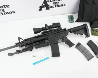 Make: Rock River
Model: LAR-15
Caliber: 5.56
Action: Semi
Barrel: 18
Bore: Shiny
Serial # KT2000641
Condition: Excellent
3 mags, soft case, detail sheet