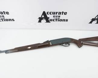 Condition: Excellent Nylon 66, semi auto tube feed 22 long rifle. Remington began production of this rifle in 1958. DuPont, with a team of engineers, developed the Nylon 663.10, the nylon used in the production of the receiver. With the original retail being $49.95, they have become quite collectable. The barrel is stamped O, the second letter is hard to make out. The serial number of the firearm is A2408692. As with all our auctions please see the photos. See the other Remington nylon firearms up for sale.