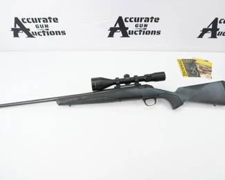 Serial # 22804MP354 Condition: Excellent The X-Bolt Composite Stalker isn't flashy, but it is durable, accurate, well-thought-out and has all the elegant lines and curves you'll find on "prettier" rifles. Most importantly, it is capable of overall exceptional accuracy that rivals custom guns costing thousands more. Paired with a Nikon Buckmaster 3-9x50 Scope and comes with the original box. This Rifle is in excellent condition showing normal signs of use and wear. 