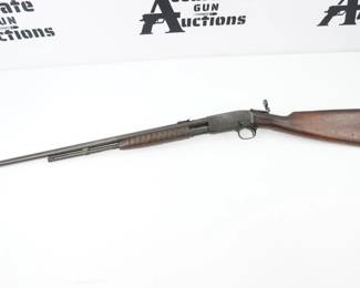 Serial # 619696 Condition: Very Good The Model 12 is chambered in .22 Caliber Rimfire and accepts Short, Long, and Long Rifle cartridges, with a tubular magazine capacity of 14, 11, and 10 rounds respectively. S Grade variants of the rifle are chambered for the proprietary .22 Remington Special cartridge, which is functionally identical to the .22 Winchester Rimfire cartridge. This Rifle is in Good shootable Condition Showing signs of use and wear. 