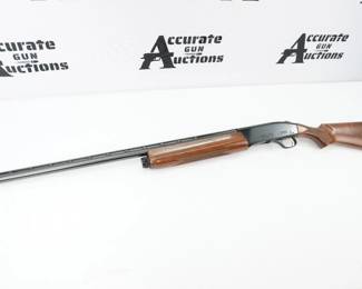 Serial # SL0130 The Mossberg 9200 series of shotguns are autoloading, gas-operated shotguns. Consistent with all Mossberg shotguns, this model series has the same ambidextrous thumb-operated safety switch positioned in the middle of the receiver. The Mossberg 9200 series uses 2 3/4 or 3 inch Magnum shells. This shotgun is in excellent condition showing normal signs of use and wear. 