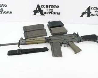 This DSA rifle with a 16 inch barrel, side folding stock, the classic FAL. Comes with 6 20 ROUND MAGS 2 30 ROUND MAGS MAG LOADER SIGHT TOOL. Please take a look at this excellent rifle and its photos.