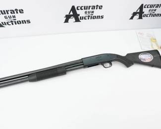 Serial # MV0083377 Condition: Excellent the utility player of pump-action shotguns. Affordable and reliable, these diverse models are equally well-suited for home protection as combing through the woods or traversing upland fields. Designed with a fixed choke, cylinder-bore barrel, the Mossberg Maverick 88 12 Gauge Pump-Action Shotgun. This shotgun is in excellent condition showing normal signs of use and wear and comes with the original box.