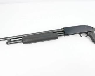 When it comes to pump-action shotguns, Mossberg and the 500 Series set the standard. Its short cycling time lets you identify and point to a new target quickly and efficiently. And its overall simplicity means higher durability at a lower cost. Without question, the 500 is the most versatile shotgun platform available on the market, no wonder that over 12 million have been sold. This Shotgun is chambered in 20GA and shows normal signs of use and wear.