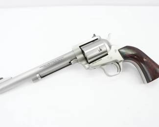 Serial # D19099 Condition: Excellent The Premier Grade has a bright, brushed finish with more attention to cosmetic details. Premier Grade rear sights are screw adjustable for elevation and windage. Premier Grade grips are laminated hardwood with resin bonding. . All Model 83’s have a manual sliding bar safety. This Revolver is in excellent condition showing normal signs of use and wear. 