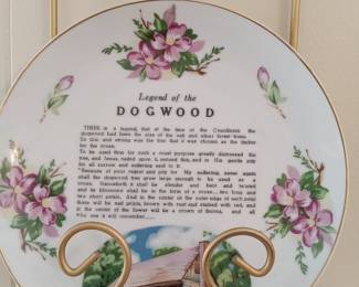 Legend of the Dogwood plate