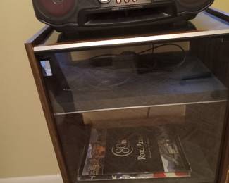 Stereo cabinet, boom box