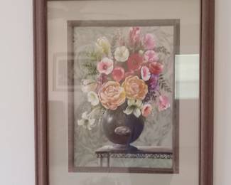 Framed & matted artwork 