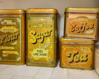 Vintage canister set