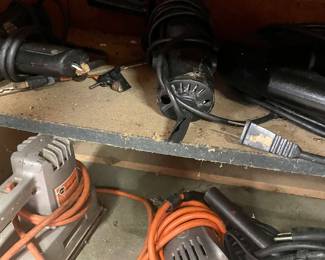 Sanders, drills, tools