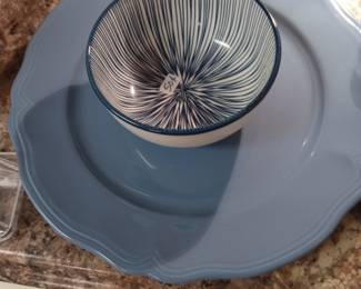 Blue platter
