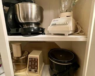 Sunbeam mixer, food processor,  cockpit, blender