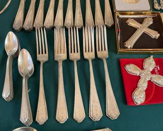 Wallace sterling, sterling ornaments 