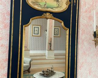 Antique trumeau mirror