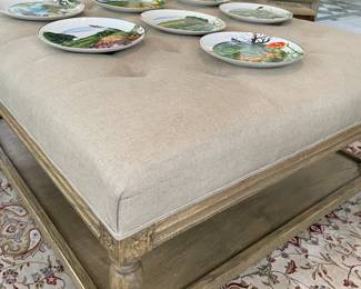 Tufted ottoman/coffee table