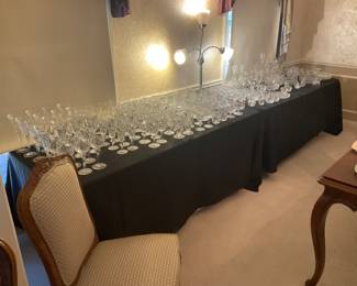 TWO TABLES OF WATERFORD. 