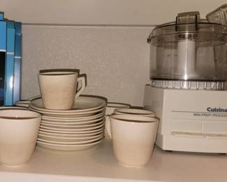 Cuisinart chopper, Espresso set