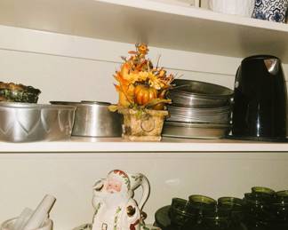 Baking supplies, Christmas Indiana Glass