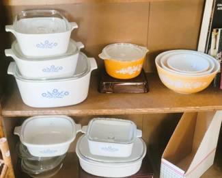 Pyrex and Corning Ware