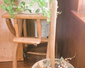 Convertible high chair - butter churn crock