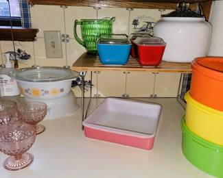 Tupperware and Pyrex