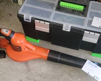 Tool box and and electric blower