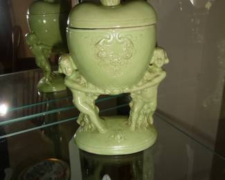 candy dish = in basement