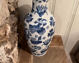 Large Asian floor vase