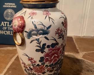 Tall asian jar
