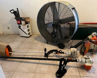 Fan, yard tools