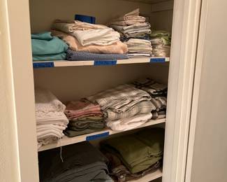 Sheets, pillow cases, etc