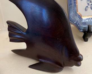 VTG carved Angelfish