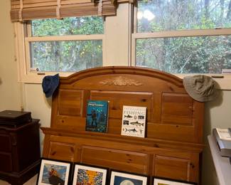 Taxidermy Tarpon, bed, Disney art