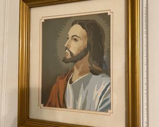 Paint by number Jesus art