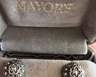 VTG Diamond sterling earrings