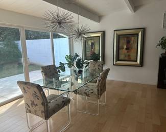 Large framed paintings