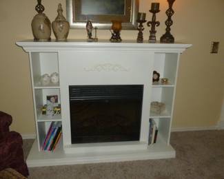 Freestanding Fireplace, etc
