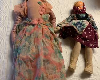 2 early dolls