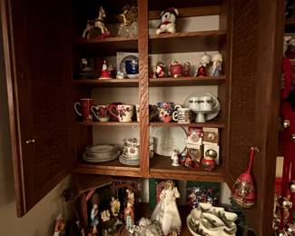 Christmas dishes, collectibles, ornaments, manager scenes, decor GALORE!