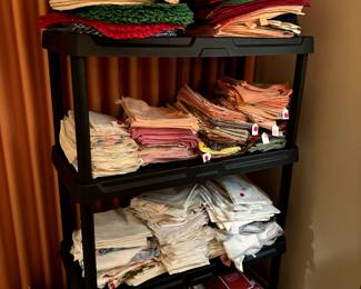 Table linens GALORE! Some for all occasions ... vintage, 60's, some new too!