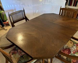 Game table with 4 chairs ... 1960's