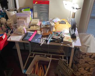 Brand new computer desk which we assembled…